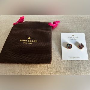 Kate Spade Multicolored Glitter Earrings